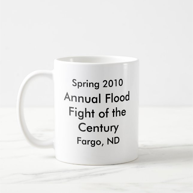 Taza De Café Inundación anual de Fargo (Izquierda)