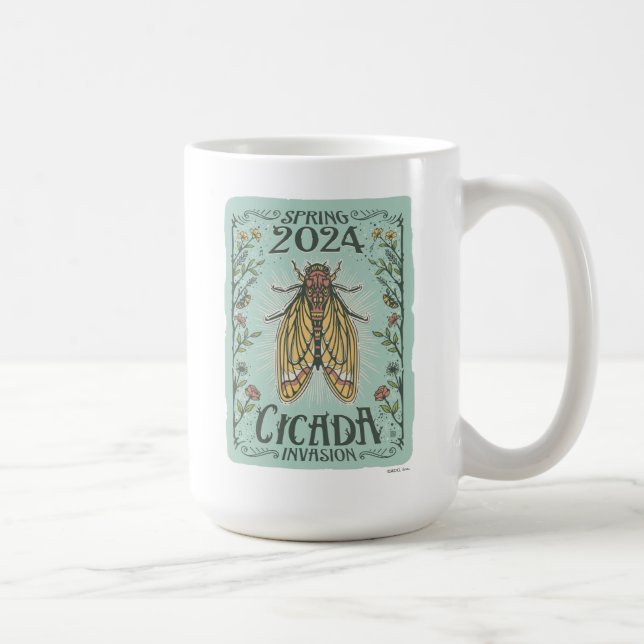 Taza De Café Invasión de la Primavera de 2024 (Derecha)
