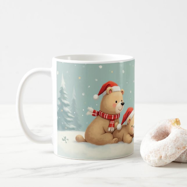 Taza De Café Invernal Bear Mug (Con donut)
