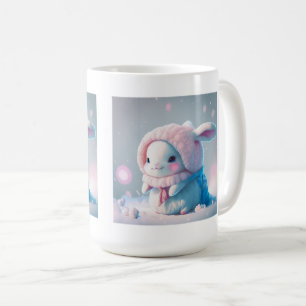 Taza De Café Invernal Bunny Classic Mug, 15 oz