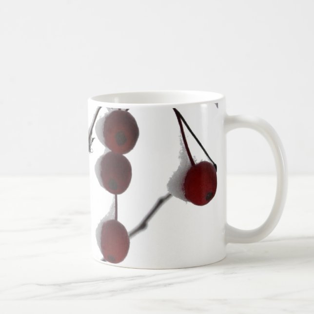 Taza De Café Invernal Red Berries Mug (Derecha)