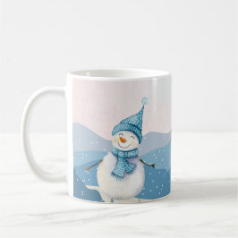 Taza De Café Invernal Snowman Hot Drink Mugs