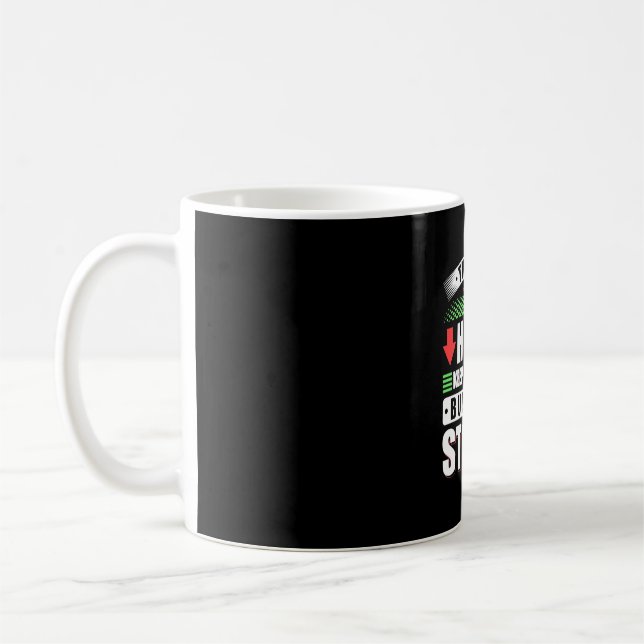 Taza De Café Inversor En Mi Cabeza Comprar Más Acciones (Izquierda)