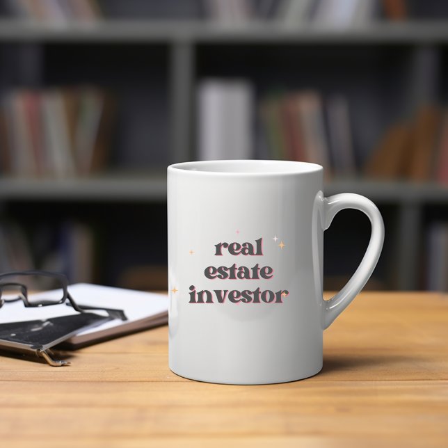 Taza De Café Inversor inmobiliario Mug (Subido por el creador)