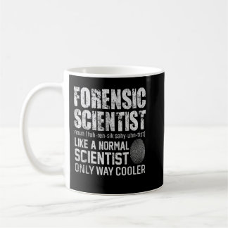 Taza De Café Investigador científico forense muy frío