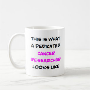 Taza De Café investigador de cáncer, dedicado