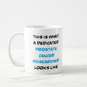 Taza De Café investigador del cáncer de próstata, dedicado