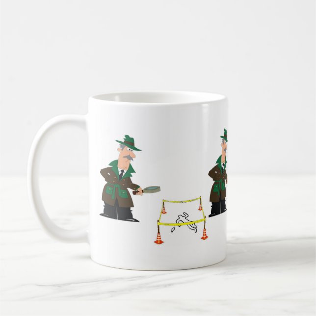 Taza De Café Investigador Mug (Izquierda)