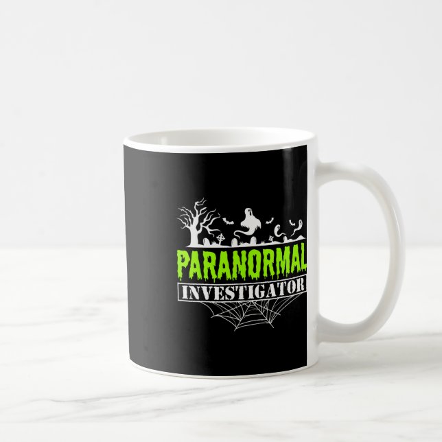 Taza De Café Investigador paranormal cazador fantasma (Derecha)