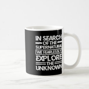 Taza De Café Investigador Paranormal En Busca Del Supernatu