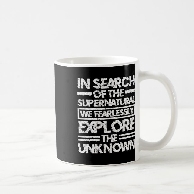 Taza De Café Investigador Paranormal En Busca Del Supernatu (Derecha)