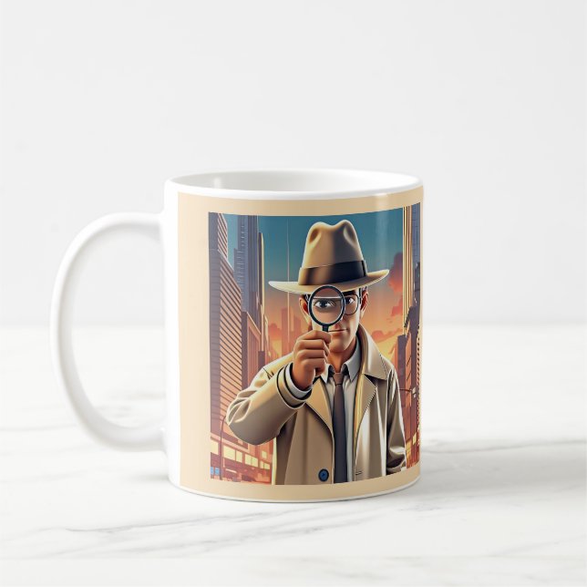 TAZA DE CAFÉ "INVESTIGADOR PRIVADO" (Izquierda)