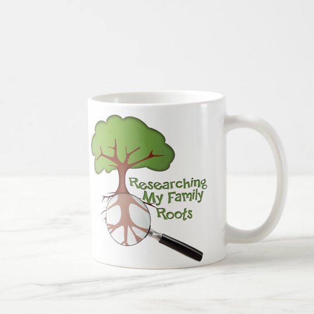 Taza De Café Investigando las raíces de mi familia (Derecha)