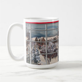 Taza De Café ''Invierno a través de la ventana'' de Bruce Tunis