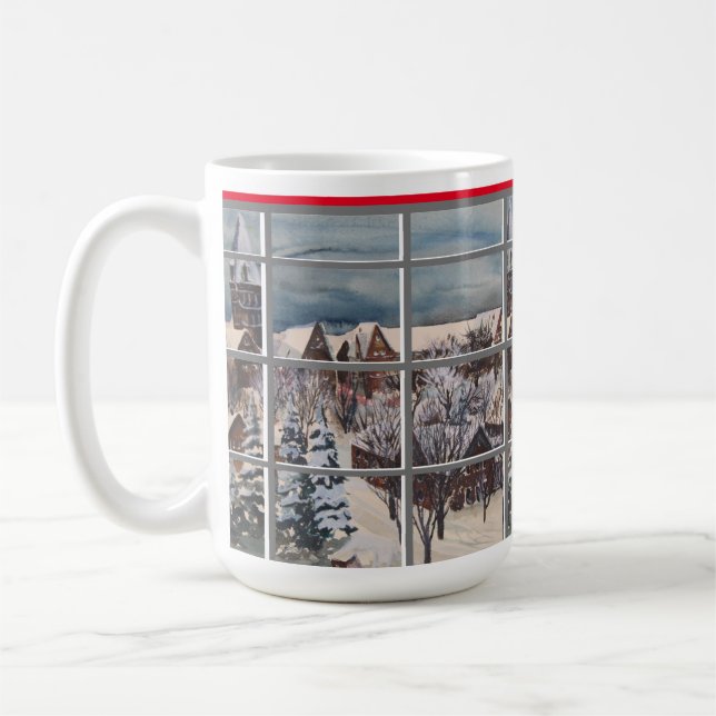 Taza De Café ''Invierno a través de la ventana'' de Bruce Tunis (Izquierda)