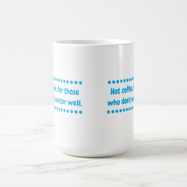 Taza De Café Invierno caliente (Centro)