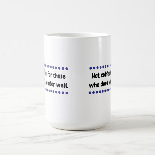 Taza De Café Invierno caliente (Centro)