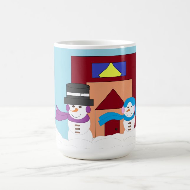 Taza De Café Invierno de nieve (Centro)