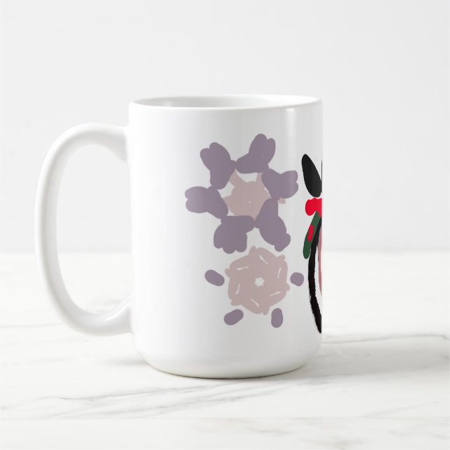 Taza De Café Invierno de pingüino (Izquierda)