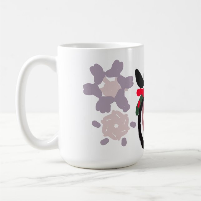 Taza De Café Invierno de pingüino (Izquierda)