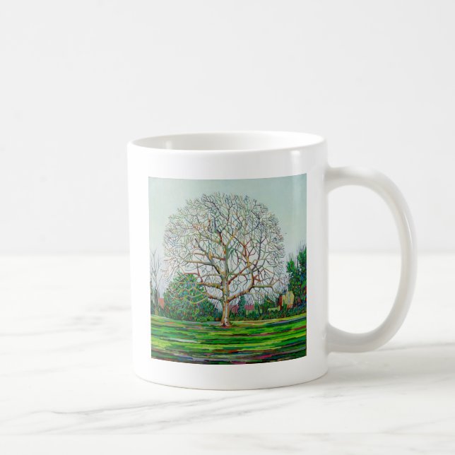 Taza De Café Invierno del árbol del arco (Derecha)
