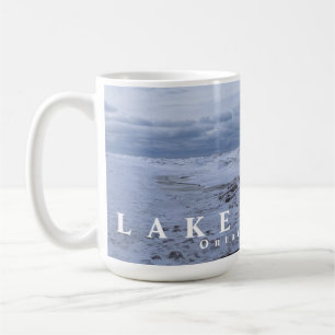 Taza De Café Invierno del lago Huron