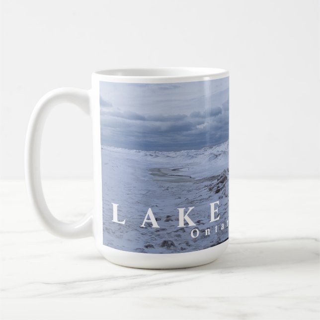 Taza De Café Invierno del lago Huron (Izquierda)