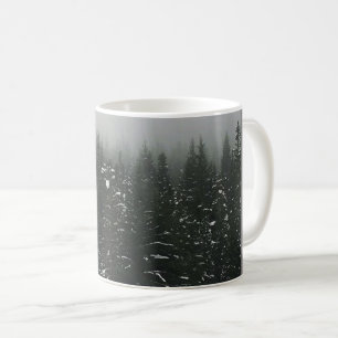 Taza De Café Invierno en la Selva de Montaña, Oregón