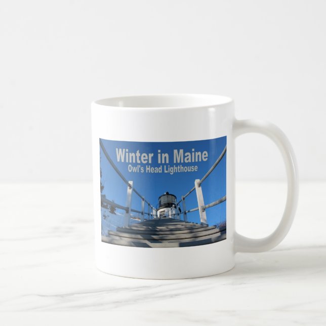 Taza De Café Invierno en Maine (Derecha)