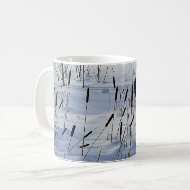Taza De Café Invierno en Quebec, Canadá (Anverso izquierdo)