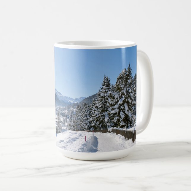 Taza De Café Invierno en St. Moritz (Anverso derecho)