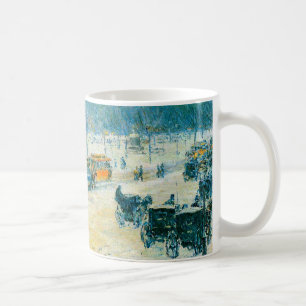 Taza De Café Invierno en Union Square de Frederick Childe Hassa