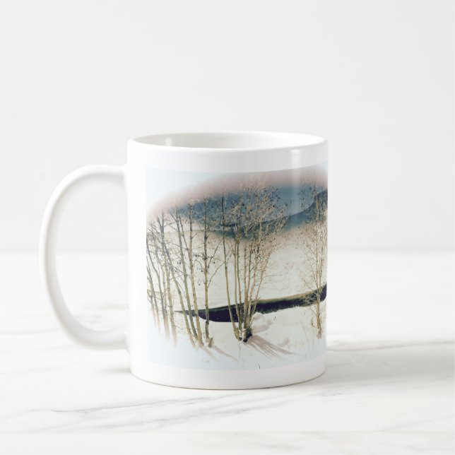 Taza De Café Invierno Scape (Izquierda)