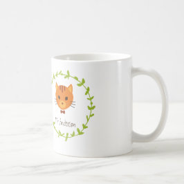 Taza De Café Invitación a la boda de los gatos de boho rústico