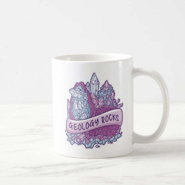 Taza De Café Invitación a las rocas geológicas (Derecha)