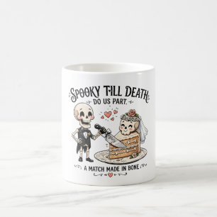 Taza De Café Invitación de boda Espeluznante Hasta que la Muert