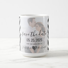 Taza De Café Invitación de boda para guardar la fecha