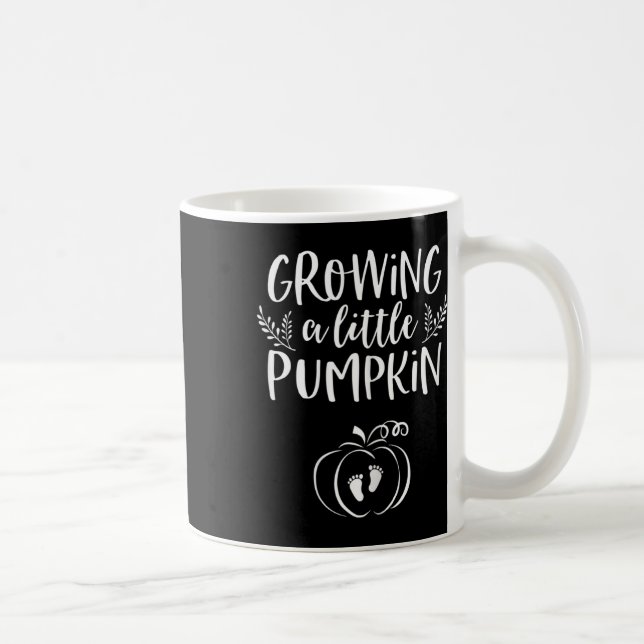 Taza De Café Invitación De Embarazo En Caída Para Mujeres Hallo (Derecha)