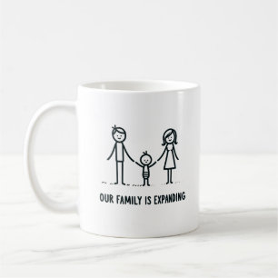 Taza De Café Invitación de embarazo Mug Gift