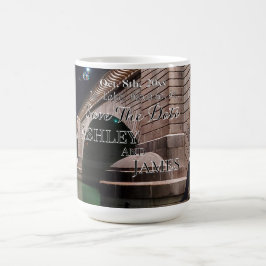 Taza De Café Invitación de London Bridge para guardar la fecha