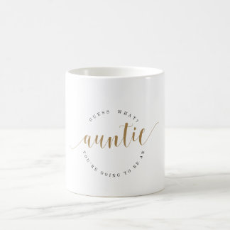 Taza De Café ¡Invitación del embarazo para la tía de la