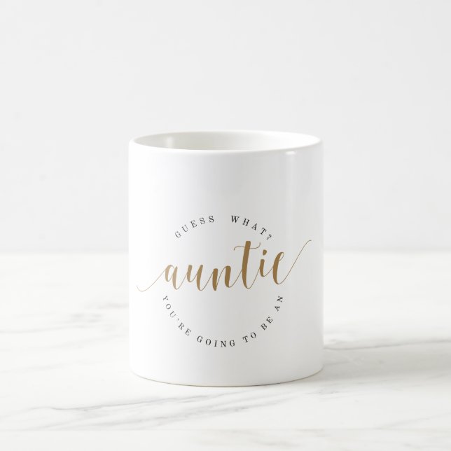 Taza De Café ¡Invitación del embarazo para la tía de la (Centro)