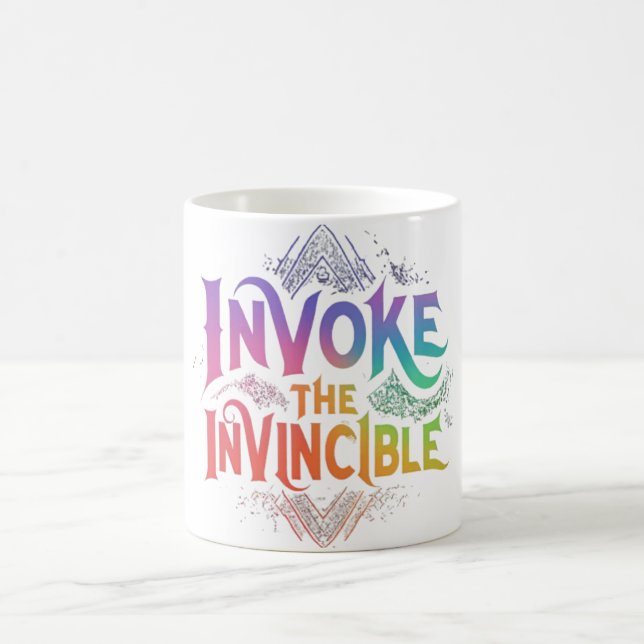 Taza De Café Invocar lo invencible (Centro)