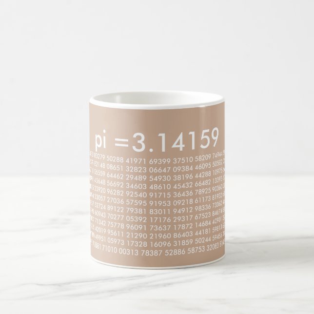 Taza De Café Ip Dígitos Matemáticas Amor Mug (Centro)
