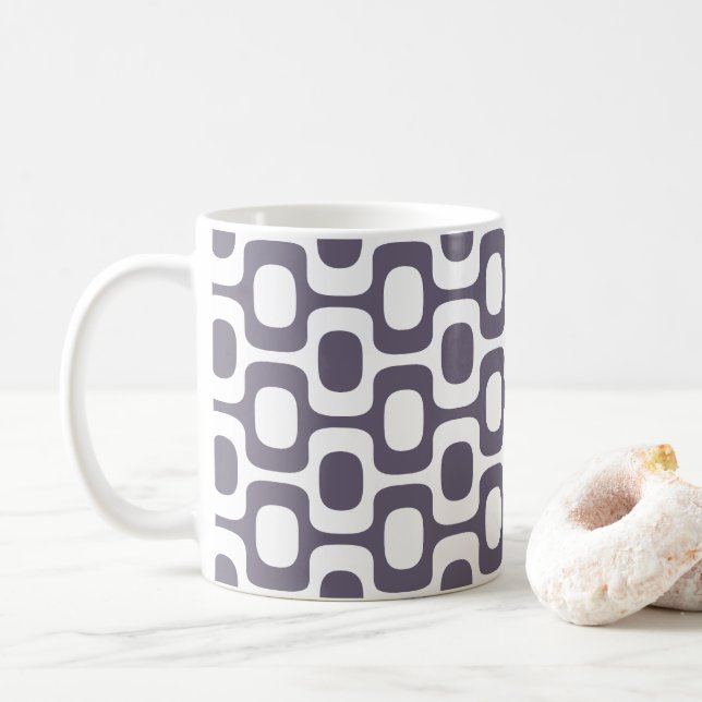 Taza De Café Ipanema Sidewalk Pattern, Beach Pattern, Brazil (Con donut)