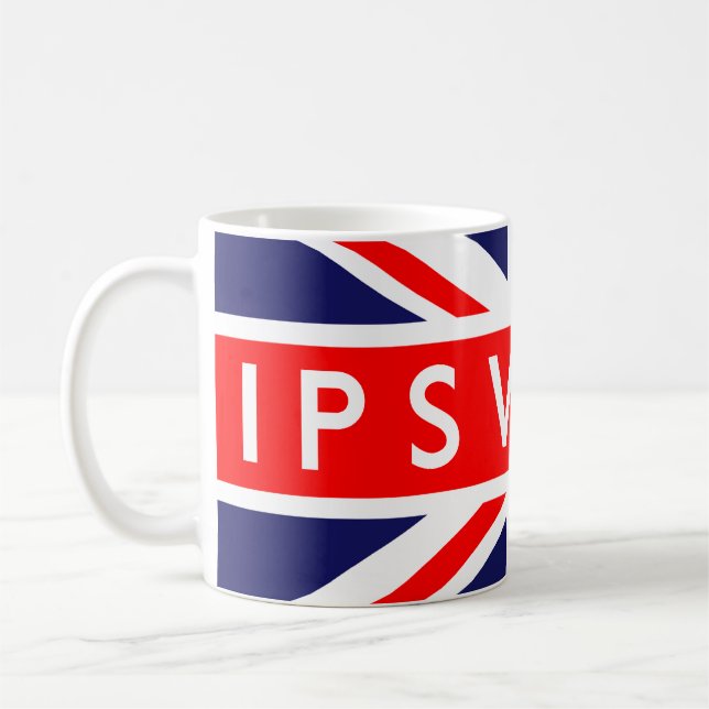 Taza De Café Ipswich : Bandera británica (Izquierda)