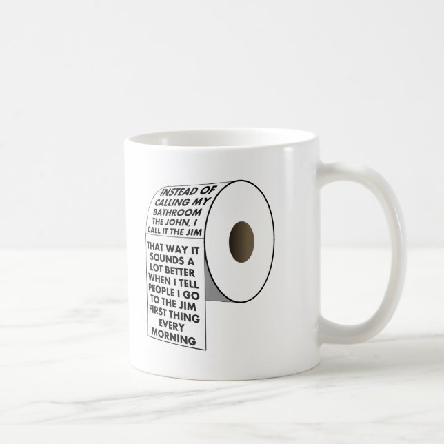 Taza De Café Ir a Jim Funny Mug (Derecha)