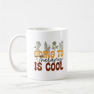 Taza De Café Ir a la terapia es café barato