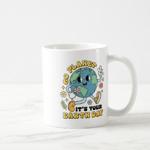 Taza De Café Ir al planeta es tu ciencia del cambio climático e