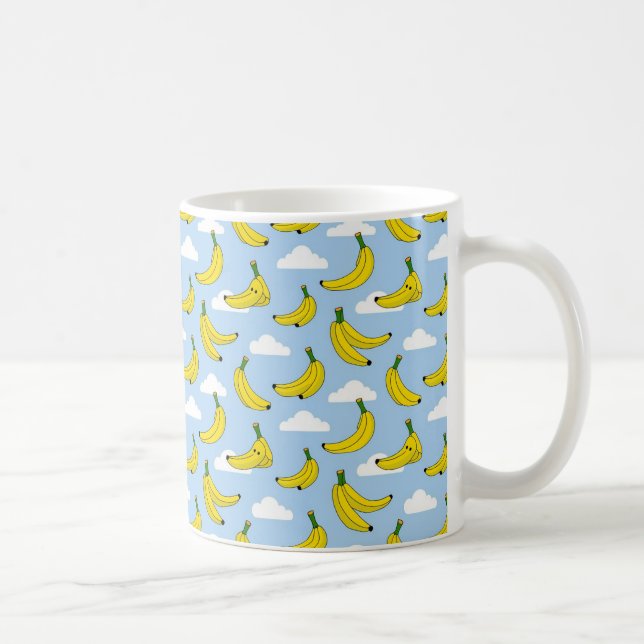 Taza De Café Ir bananas con diseño gracioso (Derecha)